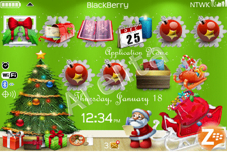 Mickey Mouse Theme for Blackberry.